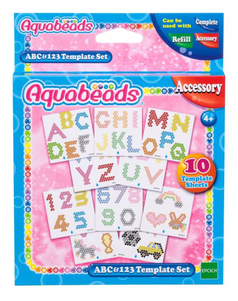 Aquabeads | ABC&123 Vorlage | german-toys