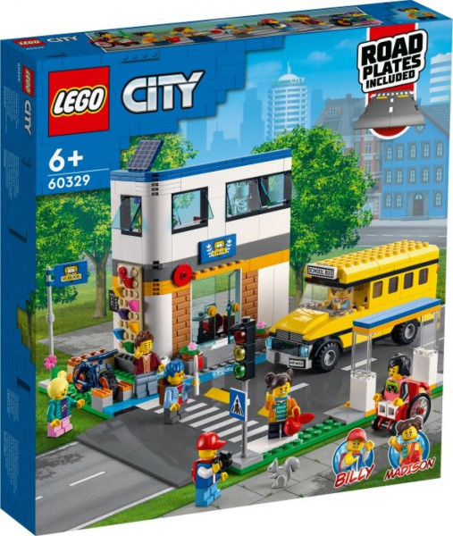 LEGO® | City Schule mit Schulbus