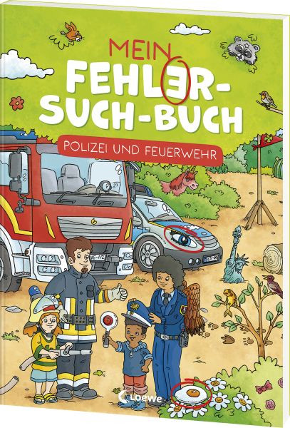 Loewe | Mein Fehler-Such-Buch - Polizei und Feuerwehr | 