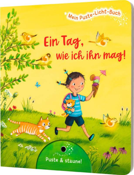 Esslinger in der Thienemann-Esslinger Verlag GmbH | Mein Puste-Licht-Buch: Ein Tag, wie ich ihn mag! | Krämer, Fee