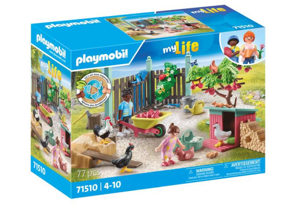 Playmobil | Kleine Hühnerfarm im Tiny House Garten | 71510