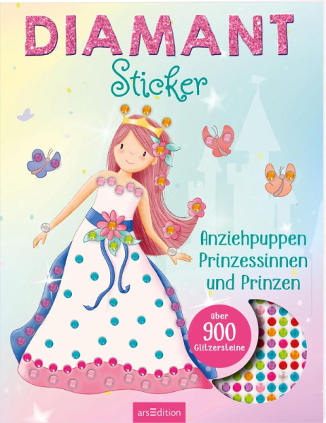 arsEdition | Diamantsticker Anziehpuppen – Prinzessinnen und Prinzen | 