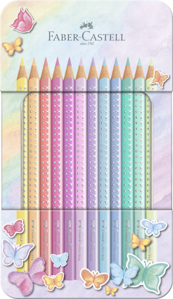 Faber-Castell | Buntstifte Sparkle Pastell 12er Metalle. | 201910