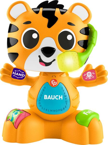 Mattel |Fisher-Price Beat Bande Lern & Tanz Tiger Justin (D) | HYL31