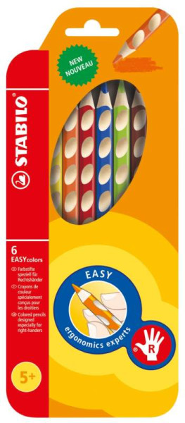 STABILO EASYcolors Start rechts 6er Etui