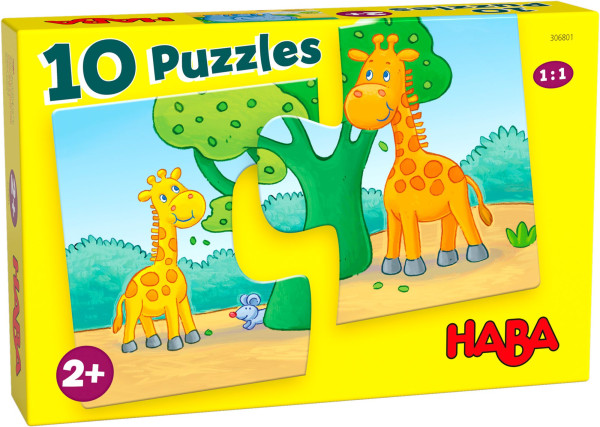 Haba | 10 Puzzles – Wilde Tiere