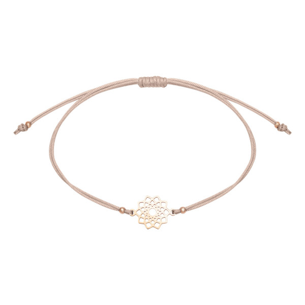 HCA | Armband - "Be Happy" - rosévergoldet - Blume | 606670