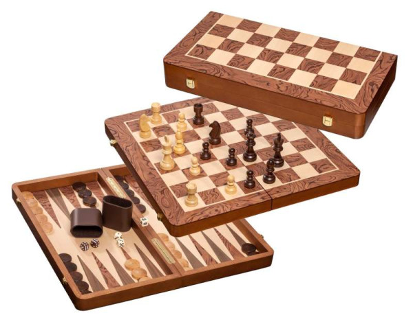 Philos | Schach-Backgammon-Dame-Set | 2520