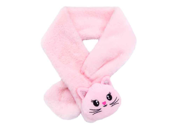 bb-Klostermann | Kuschelschal Katze rosa (4) | 31325