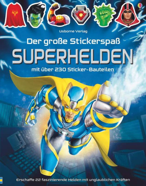 Usborne | Der große Stickerspaß: Superhelden | Tudhope, Simon