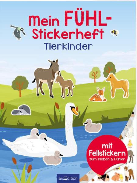 Libri GmbH | Mein Fühl-Stickerheft - Tierkinder | 