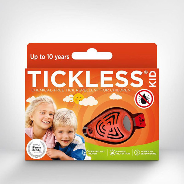 Tickless | Ultraschall-Zeckenschutz Kid | Orange