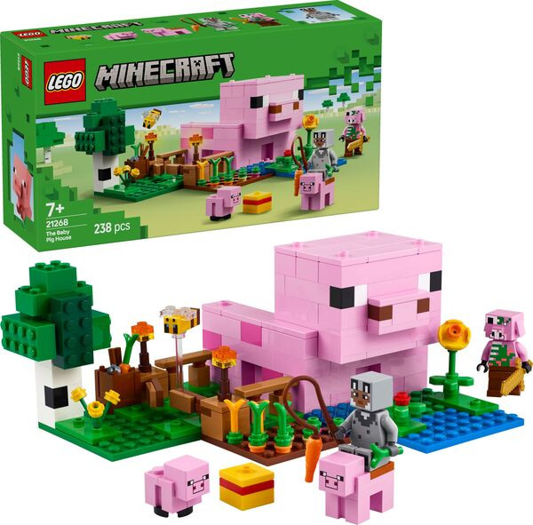 LEGO® | Minecraft™  Das Babyschwein-Haus | 21268