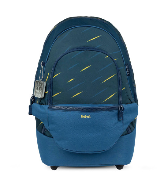 Belmil | 2-IN-1 Schultasche & Gürteltasche 2-teilig "Orion Blue" | 338-84/P/40