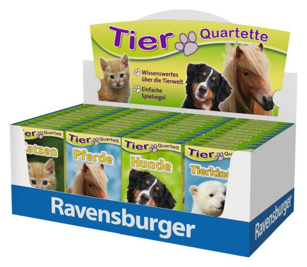 Ravensburger | Verkaufskassette Tier-Quartette