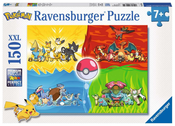 Ravensburger Puzzle | Pokémon Typen             150p | 150 Teile