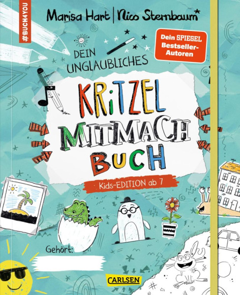 Carlsen | #buch4you: Dein unglaubliches Kritzel-Mitmach-Buch | Hart, Marisa