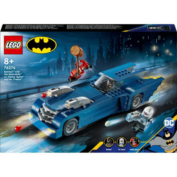 LEGO® | DC Comics Super Heroes  Batman™ im Batmobil™ vs. Harley Quinn™ und Mr. Freeze™ | 76274