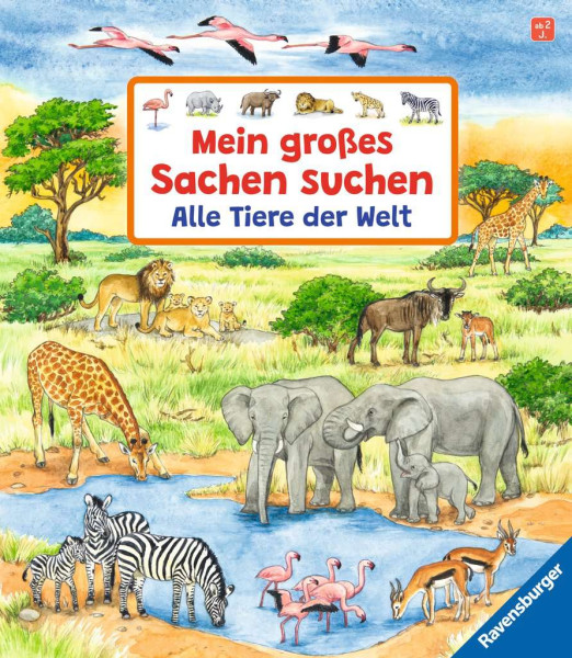 Ravensburger | Mein großes Sachen suchen: Alle Tiere der Welt