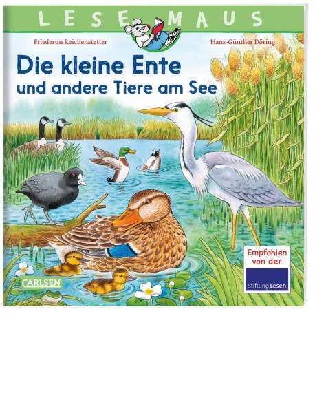 Carlsen | LESEMAUS 177: Die kleine Ente und andere Tiere am See | Reichenstetter, Friederun