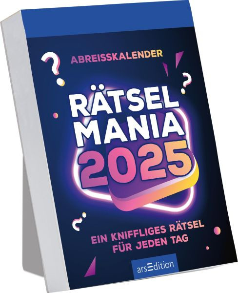 arsEdition | Abreißkalender Rätselmania 2025 | 