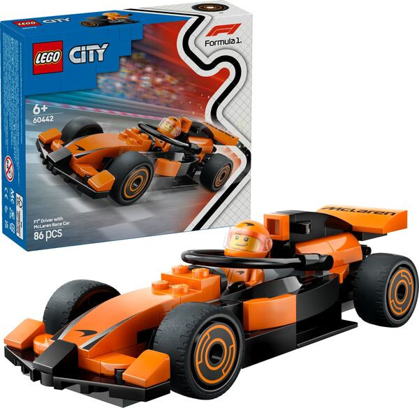 LEGO® | City 60442 F1 Rennfahrer mit McLaren Rennauto | 60442