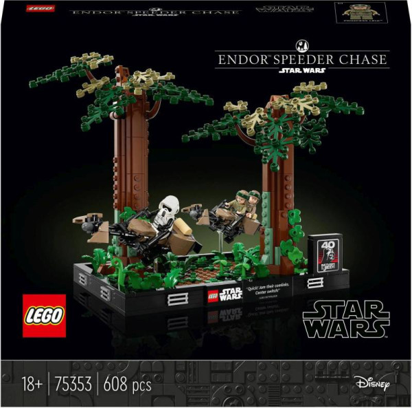 LEGO® | Star Wars  Verfolgungsjagd auf Endor – Diorama | 75353