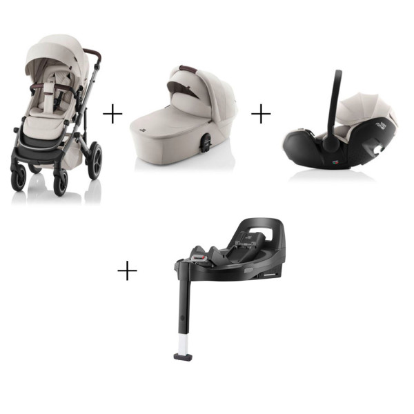 Britax-Römer | Smile 5z | Kinderwagen | Comfort Plus Bundle | Soft Taupe