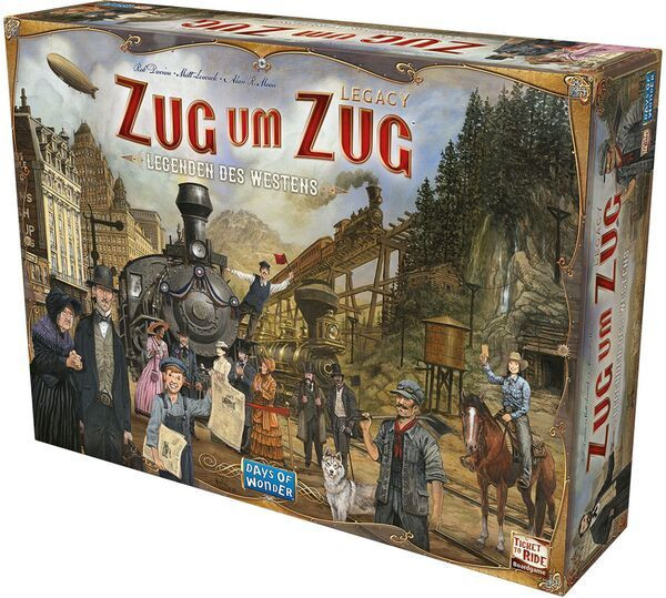 Zug um Zug Legacy Legenden des Westens - nominiert zum Kennerspiel des Jahres 2024