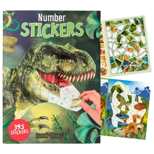 Dino World | Number Sticker