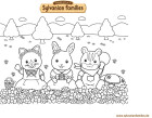 Ausmalbild_Sylvanian-Families-Blumenwiese