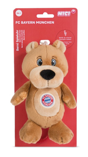 Nici | Spieluhr FC BAYERN MÜNCHEN Bär Berni 18cm an  | 49082