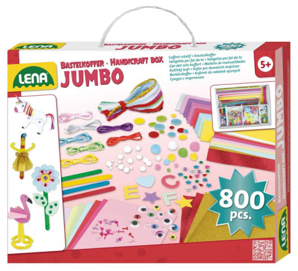 Simm Spielwaren GmbH |Bastelkoffer Jumbo pink | 42664