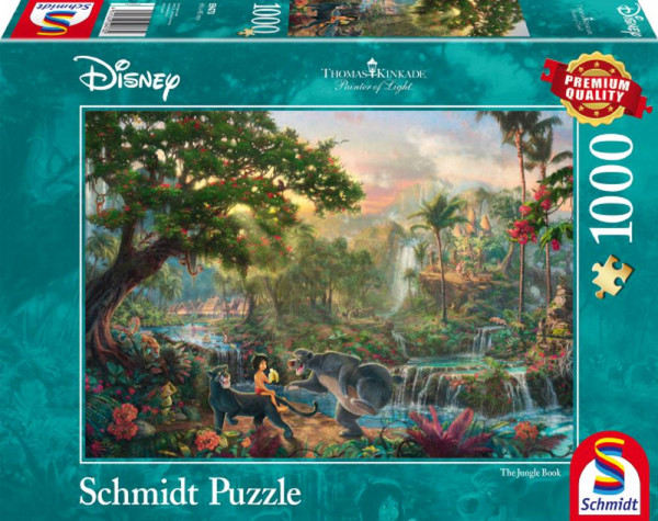 Schmidt Spiele | Pz. TK Disney Dschungelbuch 1000T | 59473