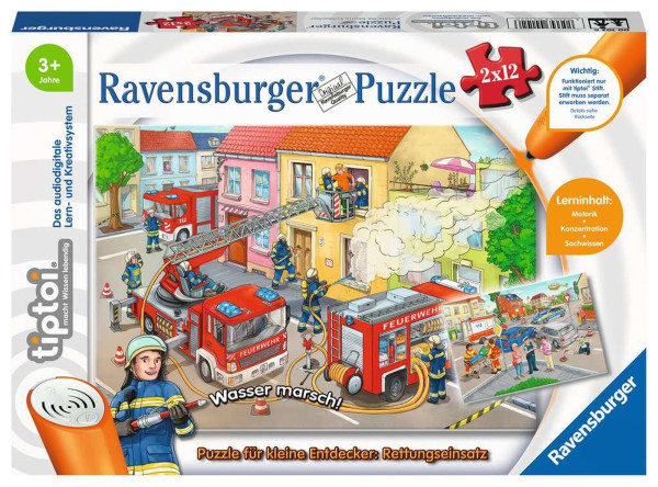 Ravensburger | tiptoi® Puzzle für kleine Entdecker: Rettungseinsatz