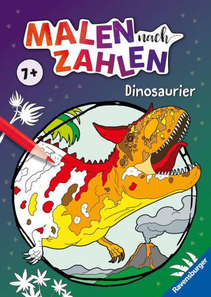 Ravensburger Verlag GmbH | Ravensburger Malen nach Zahlen ab 7 Jahren Dinosaurier | 