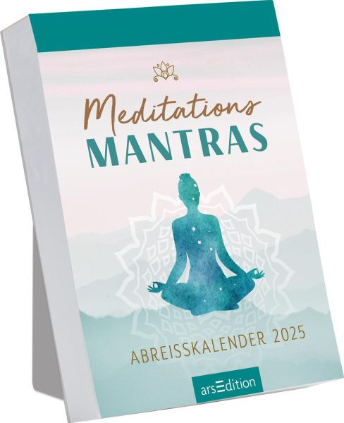 arsEdition | Abreißkalender Meditations-Mantras 2025 | 