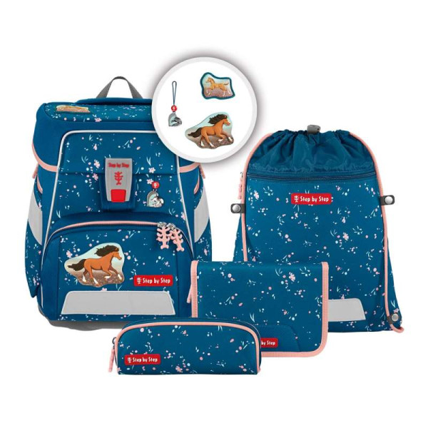 HAMA | SPACE Schulranzen-Set "Wild Horse Ronja", 5-teilig | 213418