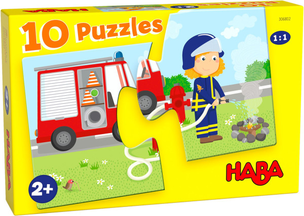 Haba | 10 Puzzles – Einsatzfahrzeuge