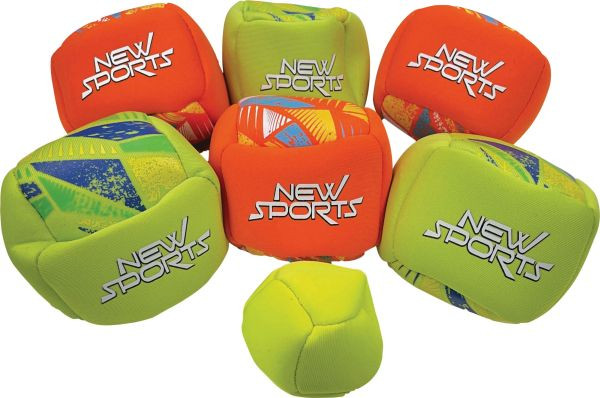 NSP Neoprene Boccia-Set im Netz  New Sports Neopren Boccia-Set im Netz,6 Neoprene Boccia Bällen und