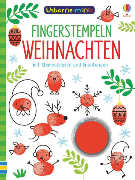 Usborne | Usborne Minis: Fingerstempeln Weihnachten