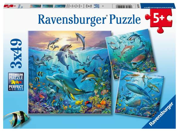 Ravensburger Puzzle | Tierwelt des Ozeans | 49 Teile