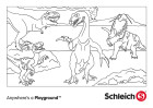 Ausmalbilder_Schleich_Dinos