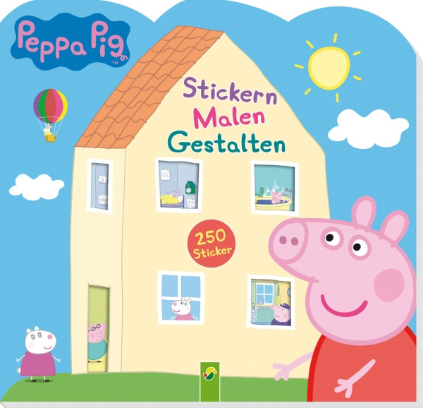 Schwager & Steinlein | Peppa Pig Stickern Malen Gestalten | 8141600