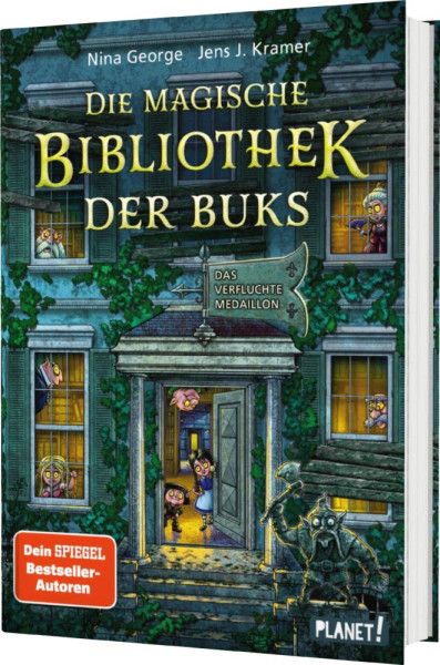 Planet! in der Thienemann-Esslinger Verlag GmbH | Die magische Bibliothek der Buks 2: Das verfluchte Medaillon | George, Nina; Kramer, Jens J.