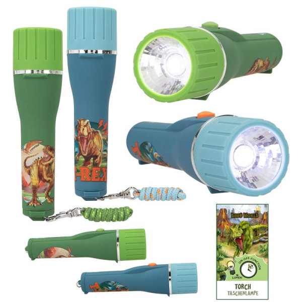 Dino World Taschenlampe für Kinder | Abenteuer im Dunkeln