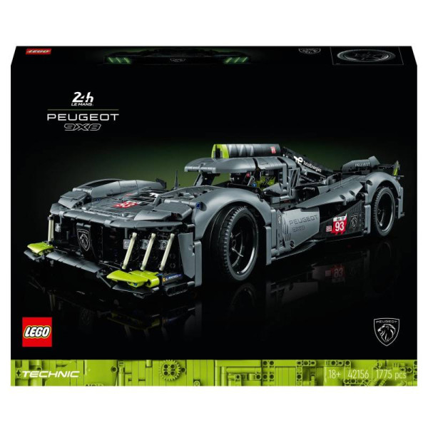 LEGO® | Technic  PEUGEOT 9X8 24H Le Mans Hybrid Hypercar | 42156