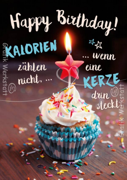 Grafik Werkstatt | Doppelkarte | Happy Birthday!