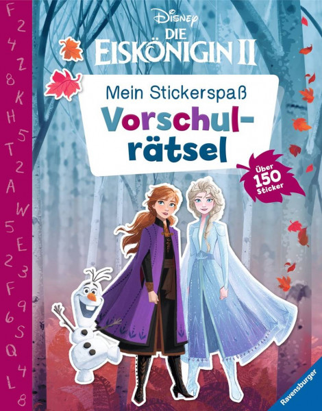 Ravensburger Buchverlag | Mein Stickerspaß Disney Die Eiskönigin 2: Vorschulrätsel