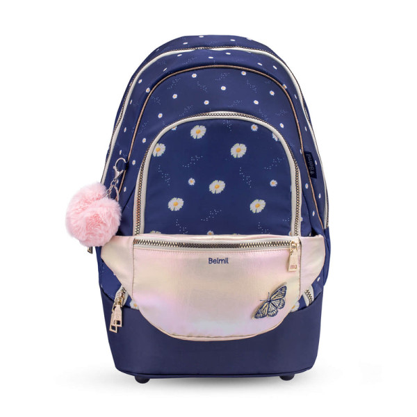 Belmil | 2-IN-1 Schultasche & Gürteltasche 2-teilig "Daisy" | 338-84/P/3